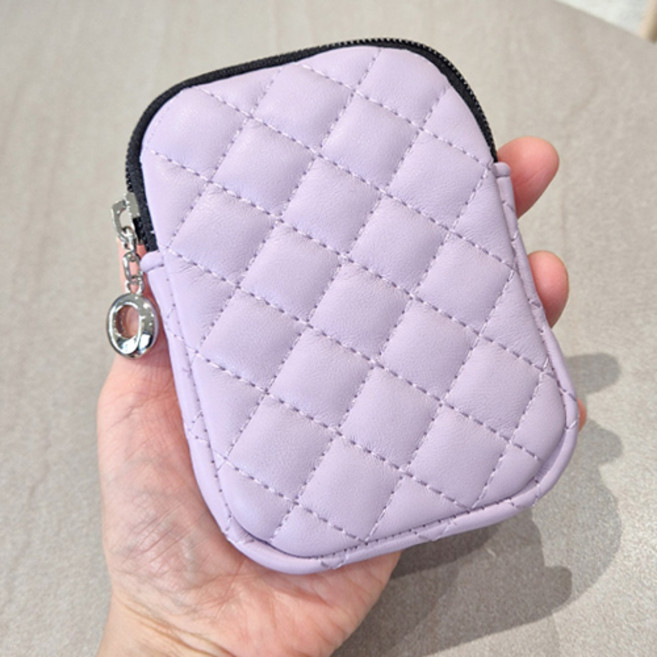 누빔 클래식 미니 파우치 카드 담배 소품 케이스