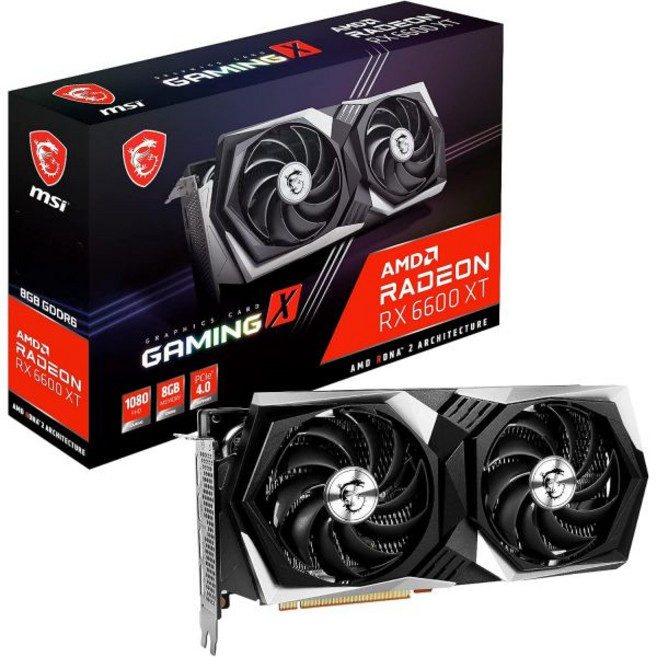 그래픽카드 게이밍 MSI AMD 라데온 RX 6600 XT 8GB GDDR6 128비트 HDMIDP Torx 팬 RGB 그래픽 카드RX X 8G 갱신, 1개