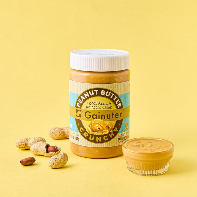 제이넛터 무가당 땅콩버터 스무스 500g, 1개