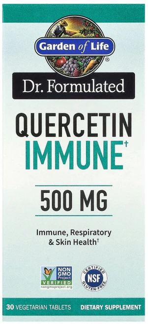 가든오브라이프 의사가 제조 퀘르세틴 이뮨 500mg 베지 정제 30정, 1개, 120g - 쿠팡