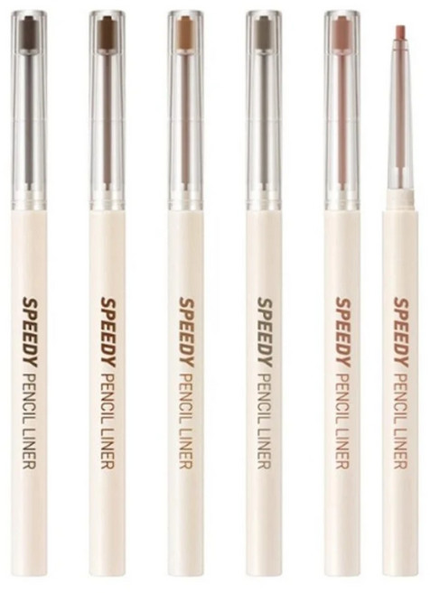 Peripera Speedy Pencil Liner 眼線筆, Natural Brown, 1個