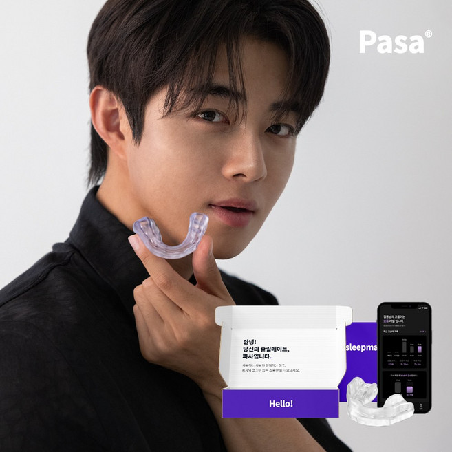 파사 코골이 수면무호흡 완화 방지기구 스타터팩 체험 1개월 이용권, 1세트