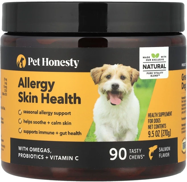 강아지 알레르기 피부 건강 소프트츄 90개 270g | Pet Honesty - 쿠팡