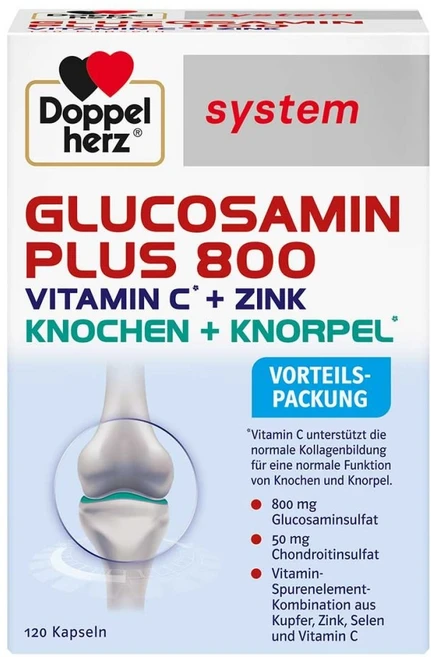 도펠헤르츠 글루코사민 플러스 800 120개입, 1, 157.8g - 쿠팡