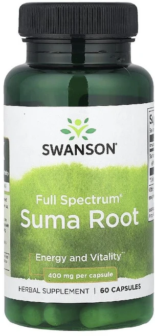 스완슨 수마 뿌리 suma root 400mg 캡슐 60정, Swanson Full Spectrum® 수마뿌리 4, 1개 - 쿠팡