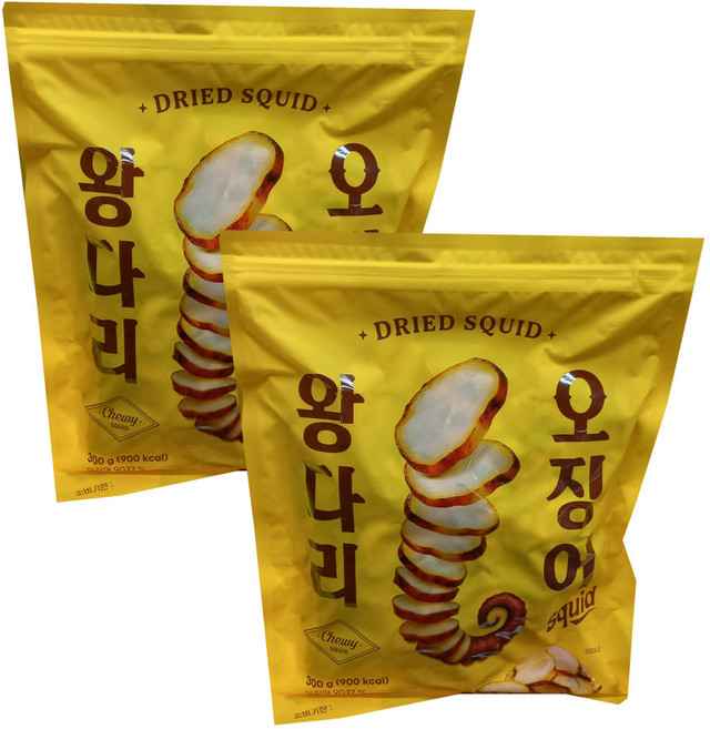 정화식품 왕다리 오징어, 2개, 300g