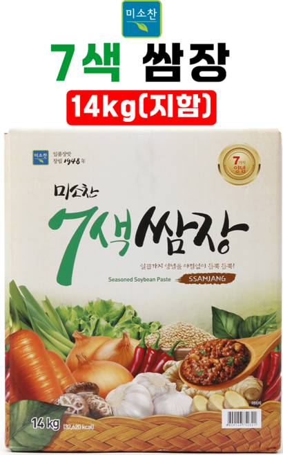 미소찬 7색 쌈장, 1개, 14kg