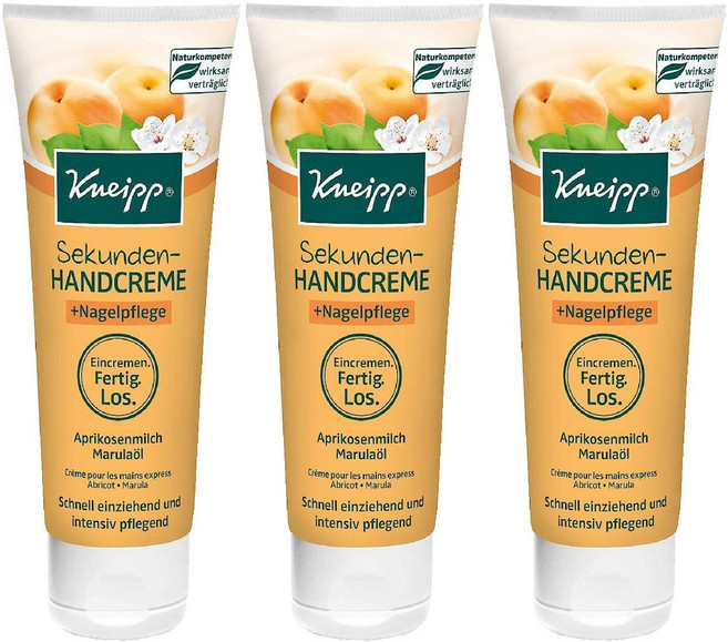 크나이프 세컨드 핸드크림 75ml 살구향 X 3개