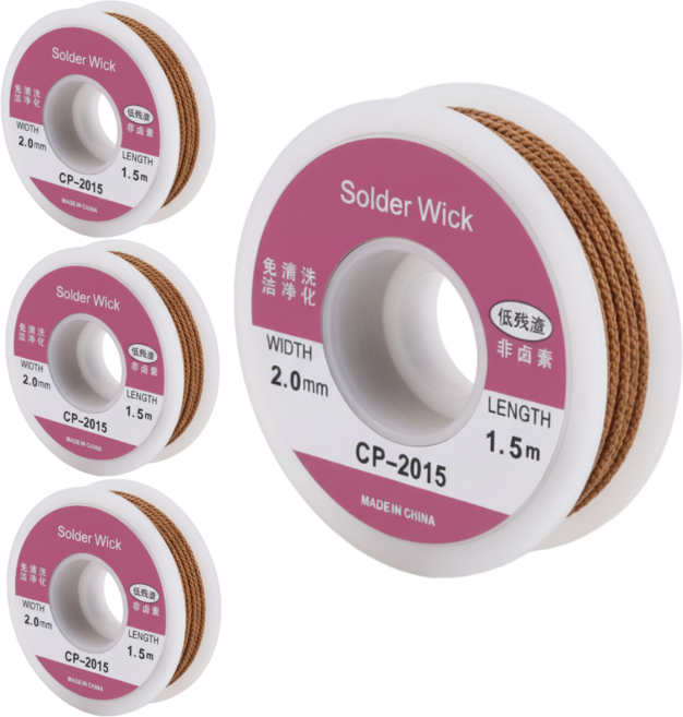 고트 원터치 클린라인 납 흡입 테이프 2mm 1.5M, 4개