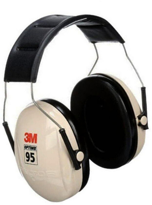 3M H6A/V 방음 귀덮개 산업 작업용 군대 사격 소음 차음 청력보호 귀마개, 1개