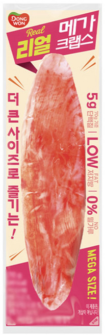 동원 리얼 메가크랩스, 15개, 70g