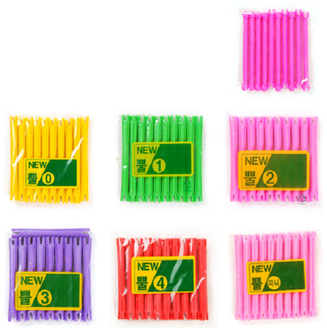 삼화 뿔롯드 파마롯드/헤어롯드/헤어롤, 1개, 1호