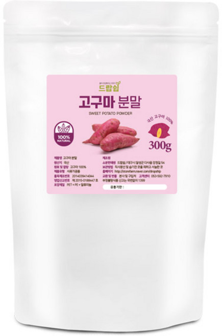 드랍쉽 고구마 분말(국산) 300g, 1개