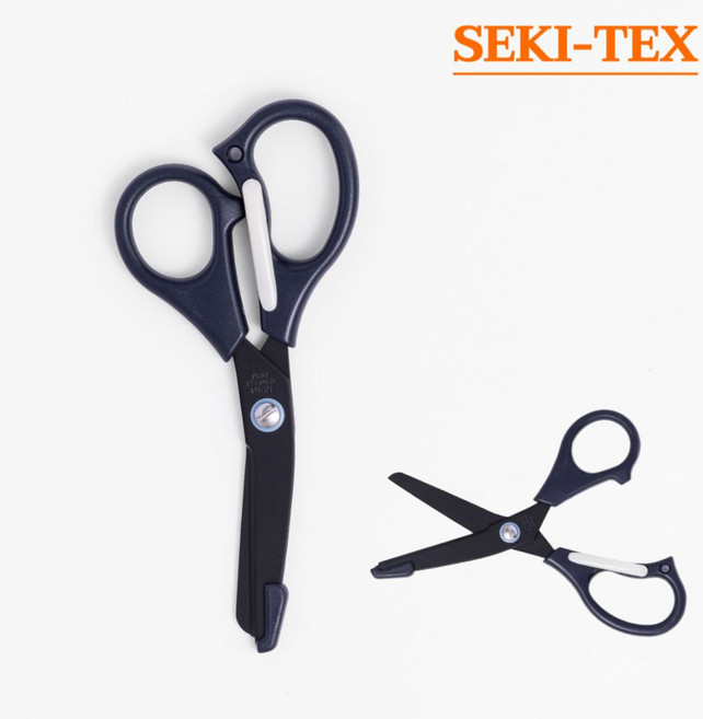세키텍스 메디컷 SEKI-TEX 테이핑 전용 가위 간호사 의료용 절삭가위 일본정품 근육테이프 커팅 스포츠 메디컬 가위, 네이비, 1개