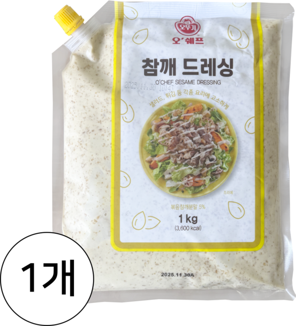 참깨드레싱1kg오뚜기, 1kg, 1개