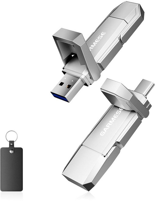 스마트폰 태블릿 컴퓨터와 호환되는 GARMESE 512GB USB 플래시 드라이브 최대 450MB 읽기 속도 외장 SSD 2세대 in 메모리 스틱 데이터, 256GB GARMESE 107524 81451757