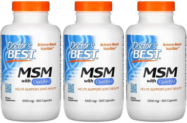 닥터스베스트 MSM 1000mg 베지 캡, 360정, 3개 - 쿠팡
