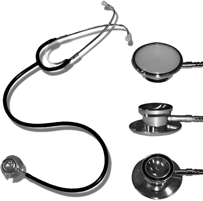 일제 산케이 양면 청진기 수의사 간호사 의료용 가정용 산업용 실습, 1개, 1개입