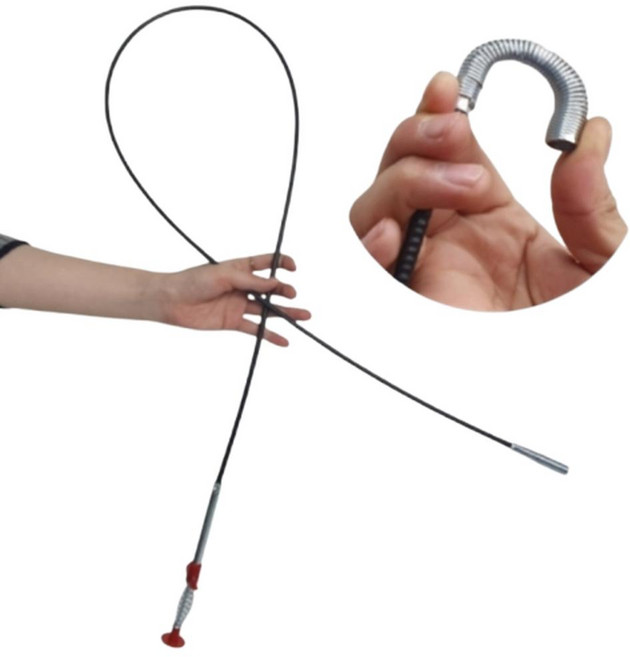 스프링클립형 집게 스텐클로도구 배관이물수거기 관통세정툴 수거집게기구, 1개
