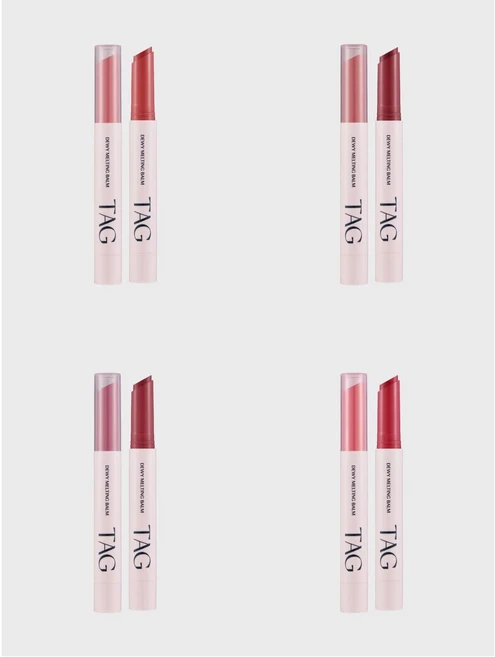 태그 듀이멜팅밤 4컬러 교차구매, 1개, 4호 디어핑크 - 쿠팡