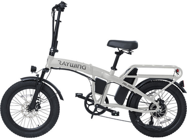 레이윙 러쉬 전기자전거 48V 500W 대용량배터리, 실버 미스트, 알루미늄
