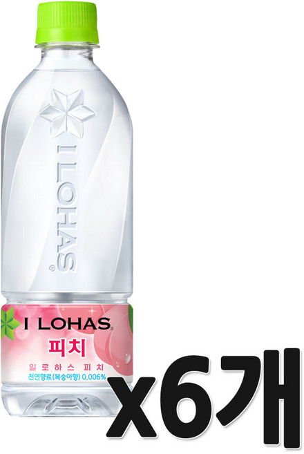 이로하스피치, 540ml, 6개