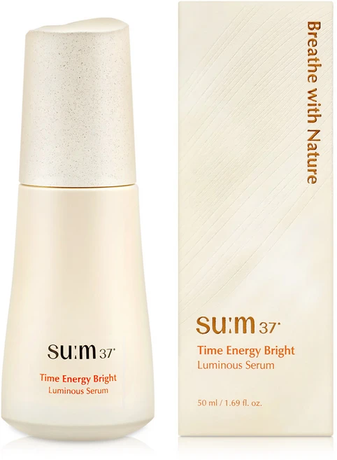 숨37도 타임에너지 브라이트 루미너스 미백 기미 세럼 50ml, 1개 - 쿠팡