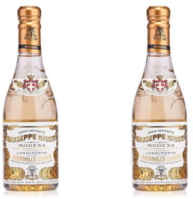 Giuseppe Giusti 주세페 주스티 아그로돌체 비앙코 라이트 발사믹 비네거 250ml 2팩, 2개