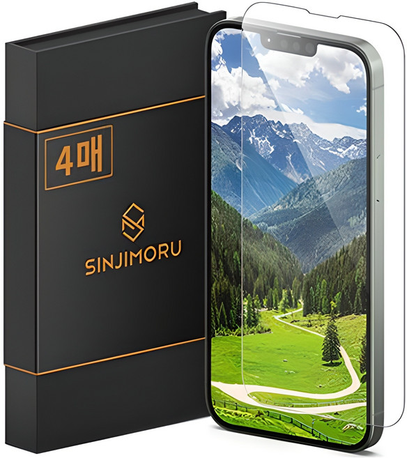 신지모루 신지글래스 2.5D 강화유리 휴대폰 액정보호필름 4p, 1세트