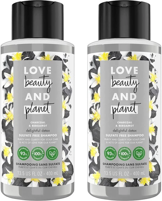 러브 뷰티 앤 플래닛 샴푸 400 ml 2팩 - 쿠팡