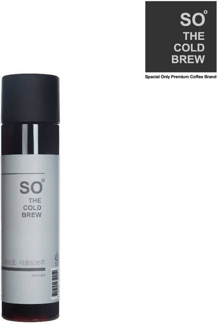 [에스오 더 콜드브루] 더치커피 500ml (디카페인), 1개, 1개입