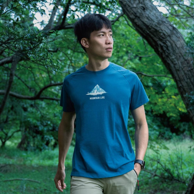 【雲之山】美麗諾羊毛速乾登山排汗衣 短袖 登山衣 羊毛衣