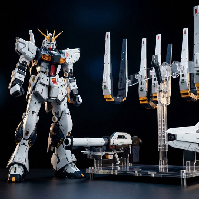 PGU 뉴건담 무기 거치용 아크릴 스탠드 건프라 베이스 지지대, B(건담 모형 불포함)