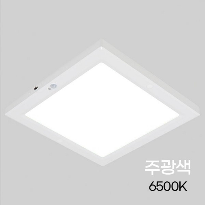 비츠온 사각 LED 센서등 엣지 10인치 20W 주광 MXTL1022-F12065 빅토리라이팅, 1개