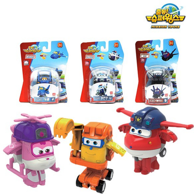 슈퍼윙스 시즌2&3 미니변신로봇 장난감 모음, 슈퍼윙스 시즌3 미니변신 레스큐팀 아리, 1개