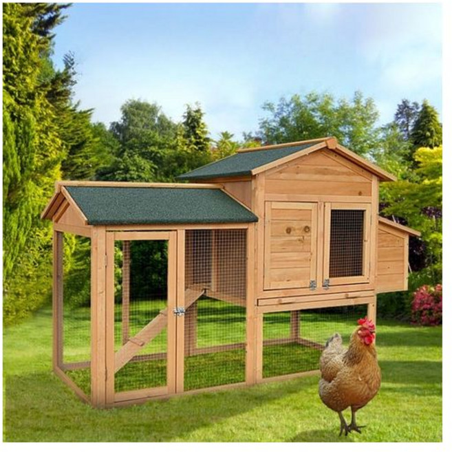 나무 닭장 조립식 새장 닭 둥지 오리 양계장 토끼장 사 하우스 케이지 사육 원목 야외 계란 병아리 키우기168387, 옐로우우드168387