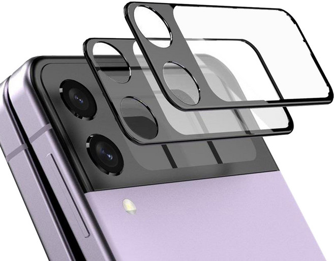 인트그로 카메라 렌즈 강화유리 보호필름 2매, 1개