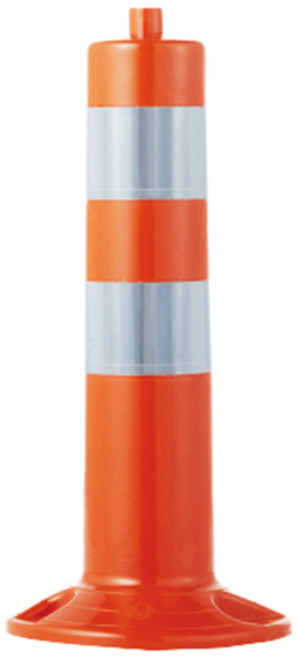 HK 차선규제봉 모음 주차금지봉 탄력봉 시선유도봉 안전봉 커버, 차선규제봉 일반형, 1개, 주황