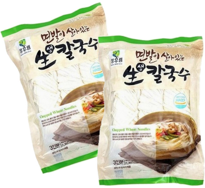 청우림 생칼국수 450g 5개