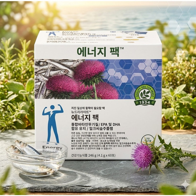 암웨이 에너지팩 (60팩 30일분) / 맨즈팩, 4.1g, 60개