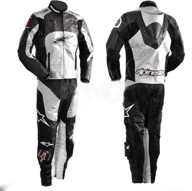바이크 슈트 레빗자켓 알파인스타자켓 래더 은색 자켓블랙 상세 재킷 오토바이 하얀색, 화이트세트