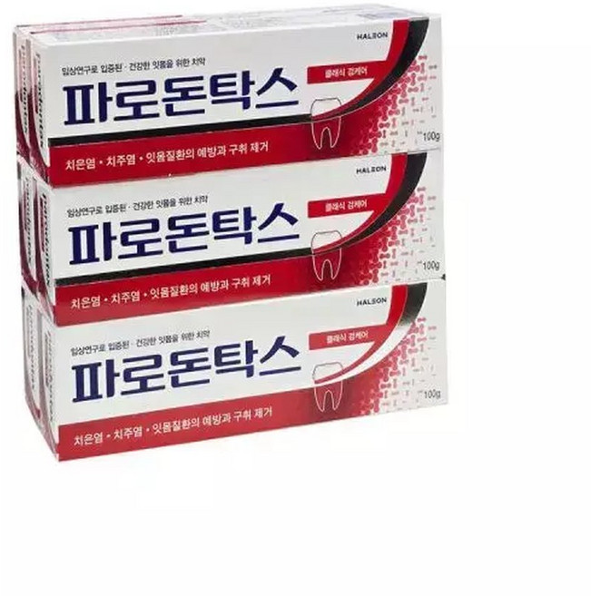 파로돈탁스 데일리 후로라이드 클래식 검케어 치약, 6개, 100g