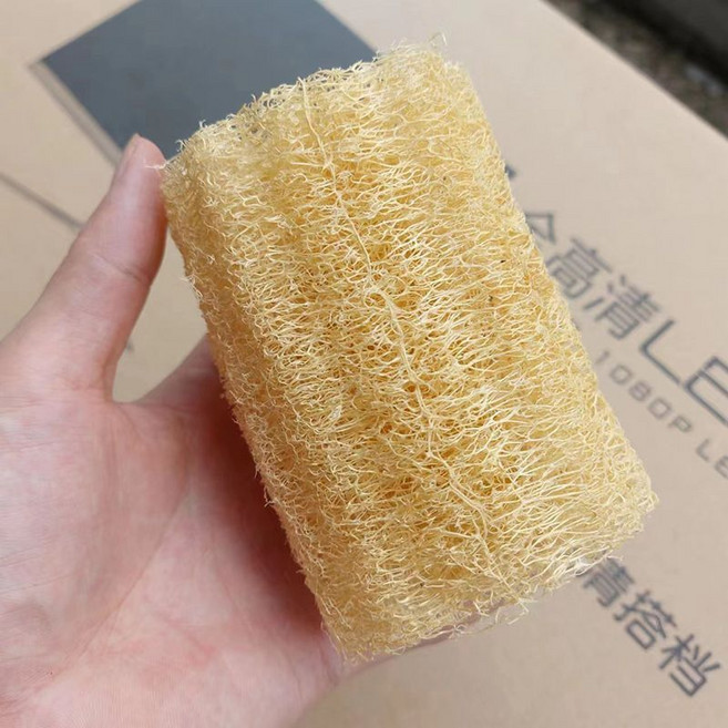純天然絲瓜絡 廚房家用清潔海綿, 1個, 新貨天然絲瓜絡8-12cm,體驗裝1個