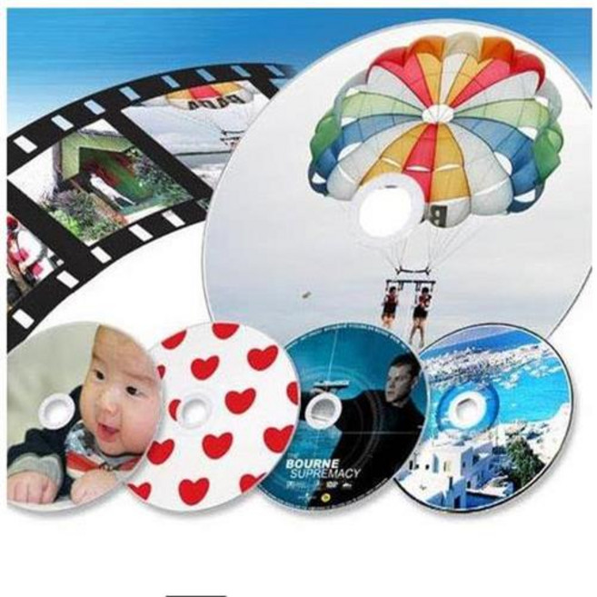 공CD/DVD 표면인쇄 프린터블 1장(슬림 연질 케이스 포함), 공DVD표면인쇄(고광택X) 1장