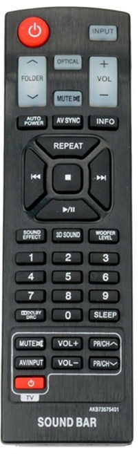 LG 사운드 바 사운드 바 컨트롤러 교체 원격 제어 원격 제어 AKB73575421 NB2420A NB3520A NB3520A2