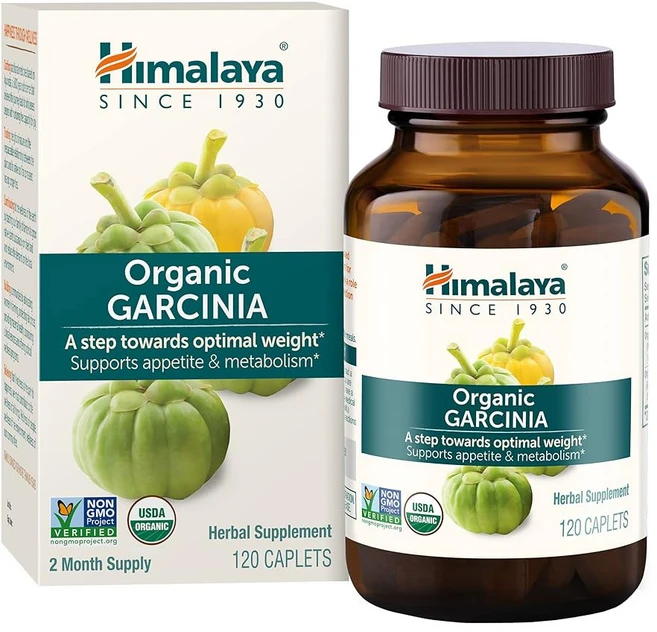Himalaya 히말라야 유기농 가르시니아 캄보지아 허브 보충제 식욕 지원 지질 대사 체중 USDA 비GMO 비건 600mg 120 식물 기반 캡슐, 120정, 1개 - 쿠팡