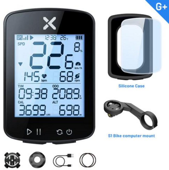 자전거 속도계 마운트 버전 컴퓨터 세대 사이클링 무선 트래커 주행 거리계 도로, 4) G2 plus group A, 1세트
