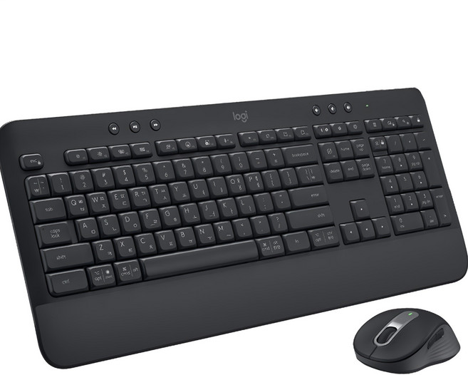 로지텍 SIGNATURE 무선 키보드 + 마우스 세트, K650(키보드), M650(마우스), 그래파이트, 일반형