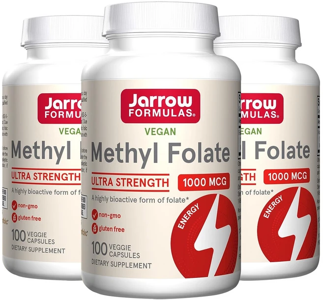 재로우 메틸 폴레이트 1000mcg 캡슐, 3개, 100정 - 쿠팡