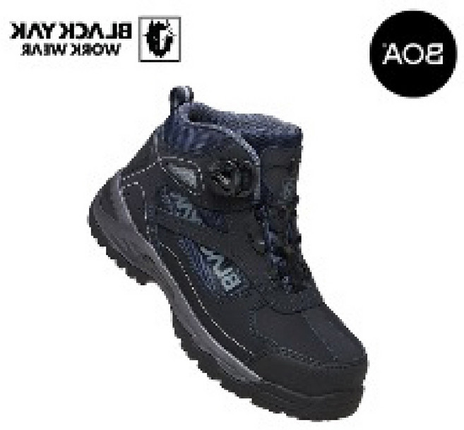 네보자 다이얼 안전화 6인치 블랙 매쉬 다목적 신발 현장, 270